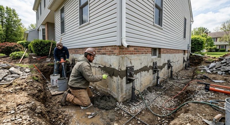 Basement Foundation Repair in Fairhaven, MA