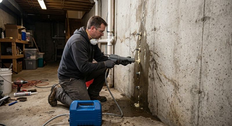 Basement Foundation Repair in Middleboro, MA