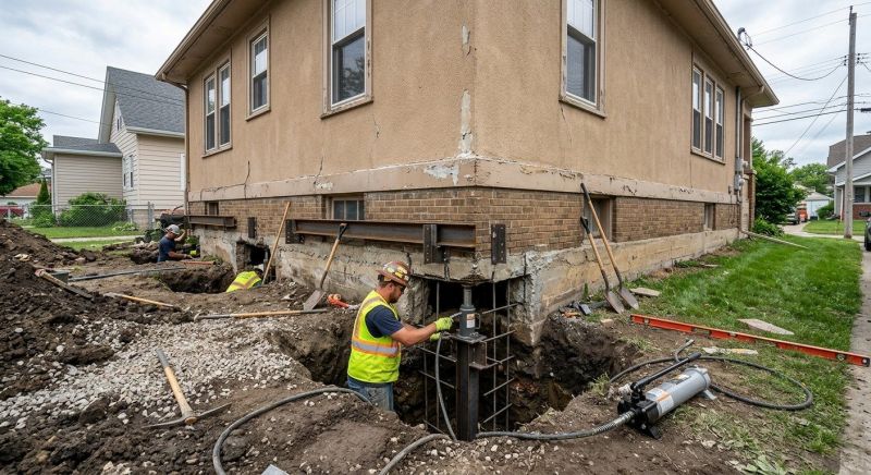 Basement Underpinning in Middleboro, MA