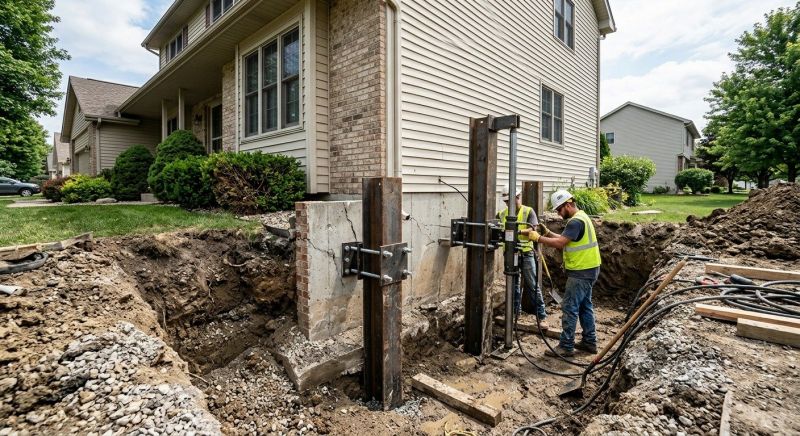 Basement Underpinning in Middleboro, MA
