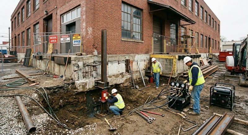 Building Foundation Repair in Bristol, RI