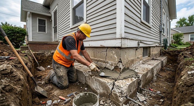 Building Foundation Repair in Hanover, MA
