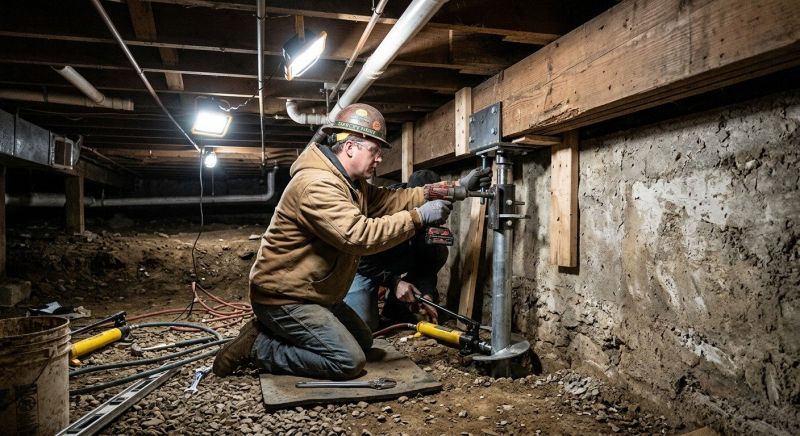 Crawlspace Foundation Repair in Canton, MA