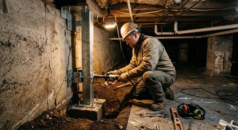 Crawlspace Foundation Repair in Hanson, MA