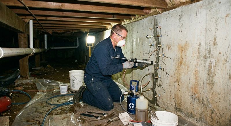 Crawlspace Foundation Repair in Norton, MA