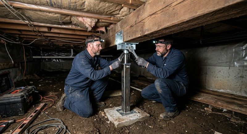 Crawlspace Foundation Repair in Stoughton, MA