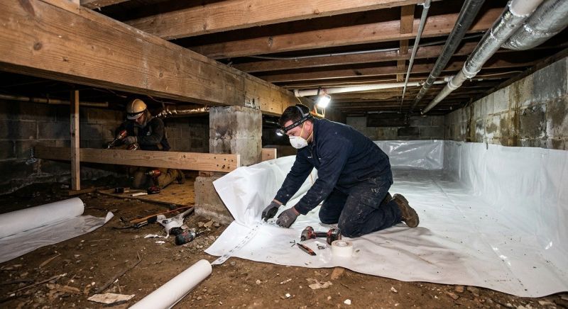 Crawlspace Repair in Middleboro, MA