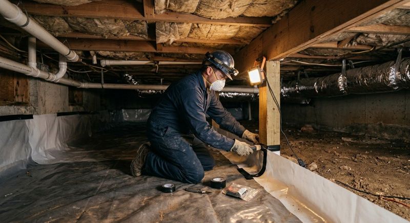 Crawlspace Repair in Middleboro, MA