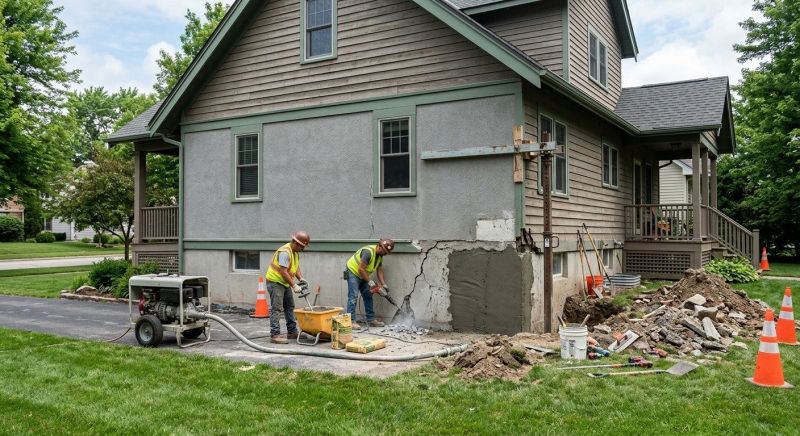 Emergency Foundation Repair in Middleboro, MA
