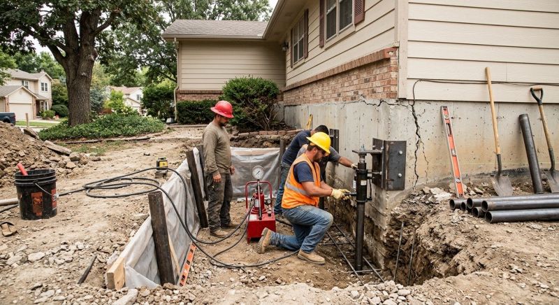 Foundation Damage Repair in Plainville, MA