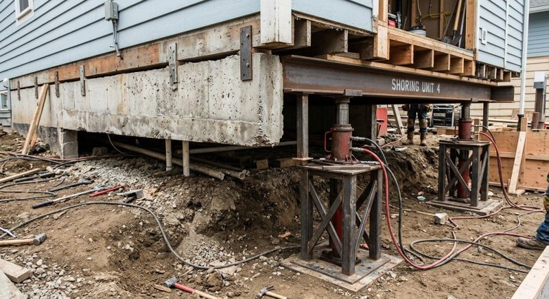 Foundation Jacking in Attleboro Falls, MA
