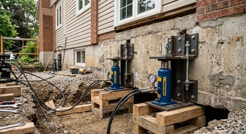 Foundation Jacking in Avon, MA