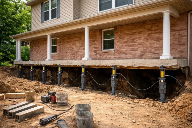 Foundation Jacking in Kingston, MA