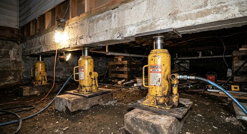 Foundation Jacking in Lakeville, MA
