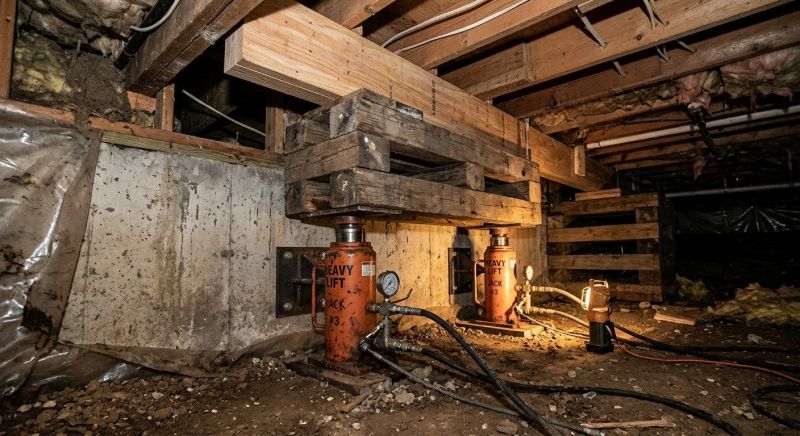 Foundation Jacking in North Attleboro, MA