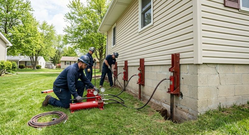 Foundation Jacking in Plainville, MA