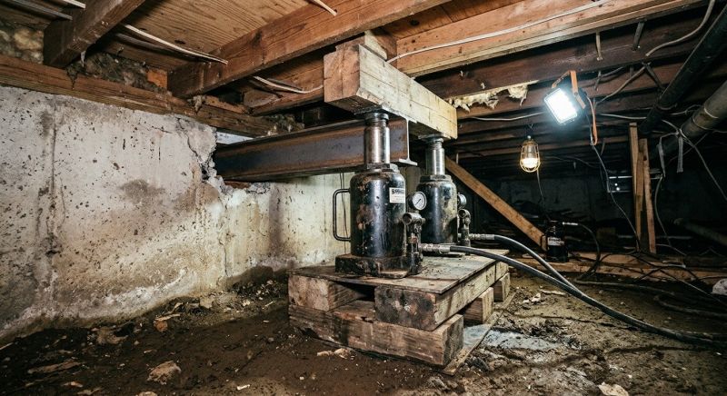 Foundation Jacking in Sandwich, MA