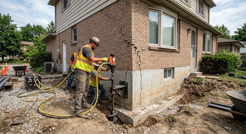Foundation Lifting in Duxbury, MA