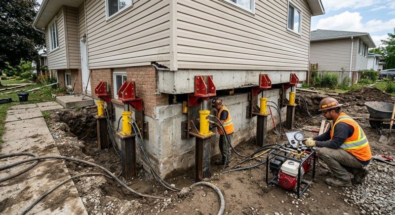 Foundation Lifting in Rochester, MA