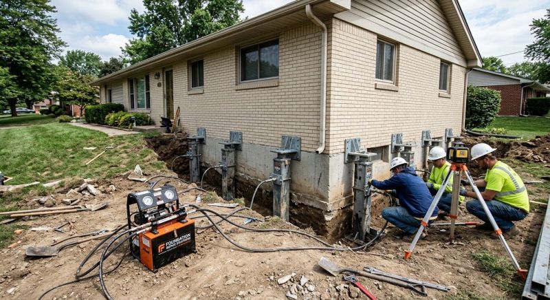Foundation Pier Leveling in Middleboro, MA