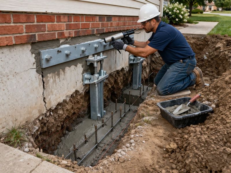 Foundation Repair in Hingham, MA