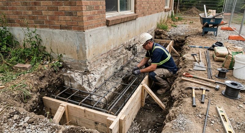 Foundation Repair in Tiverton, RI