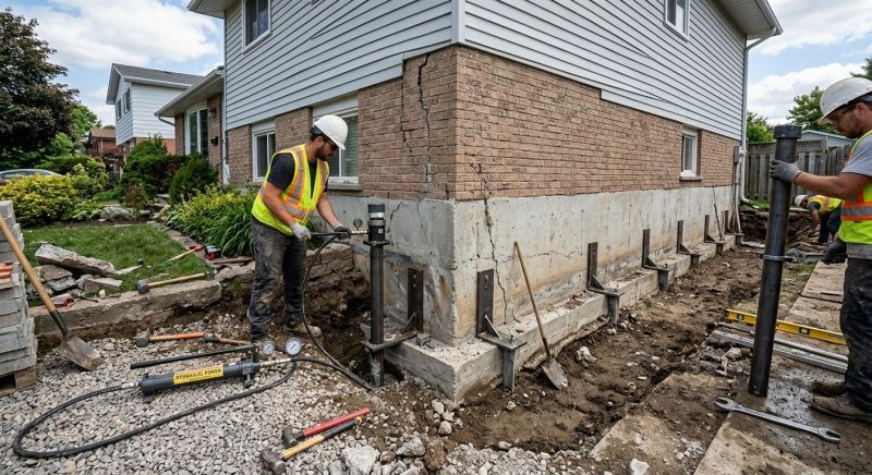 Foundation Stabilizing in Duxbury, MA
