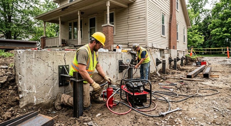 Foundation Stabilizing in Marion, MA