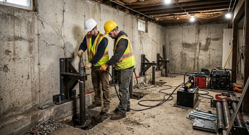 Foundation Stabilizing in Rochester, MA