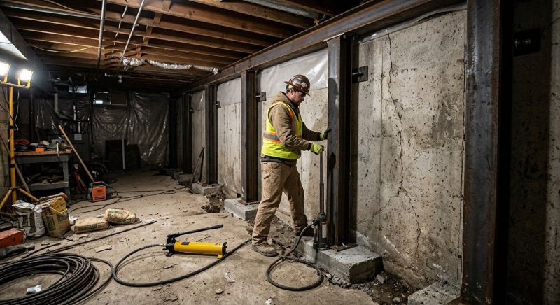 Foundation Stabilizing in Rockland, MA