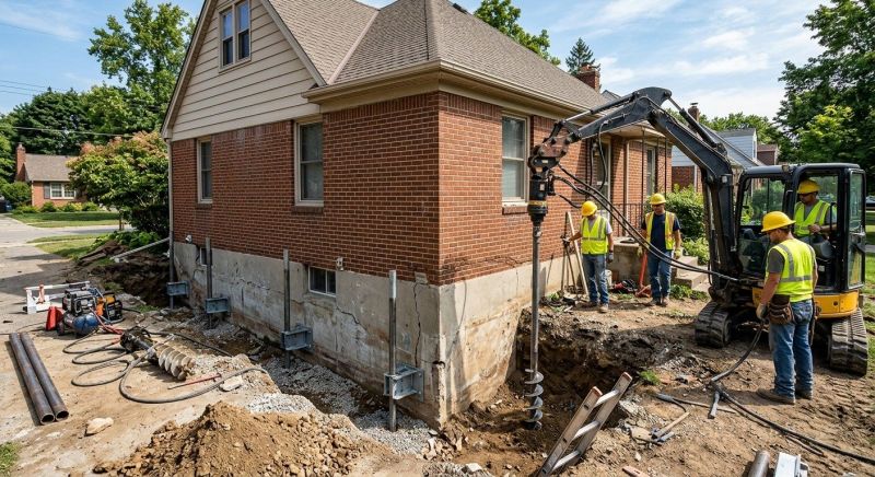 Foundation Stabilizing in West Bridgewater, MA