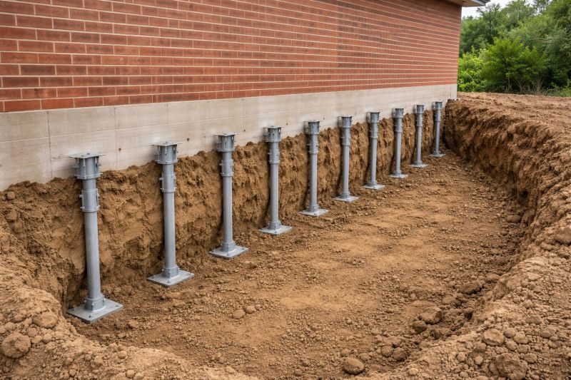 Helical Piers Installation in Middleboro, MA