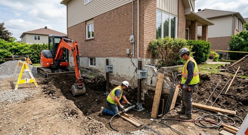 House Foundation Repair in Kingston, MA