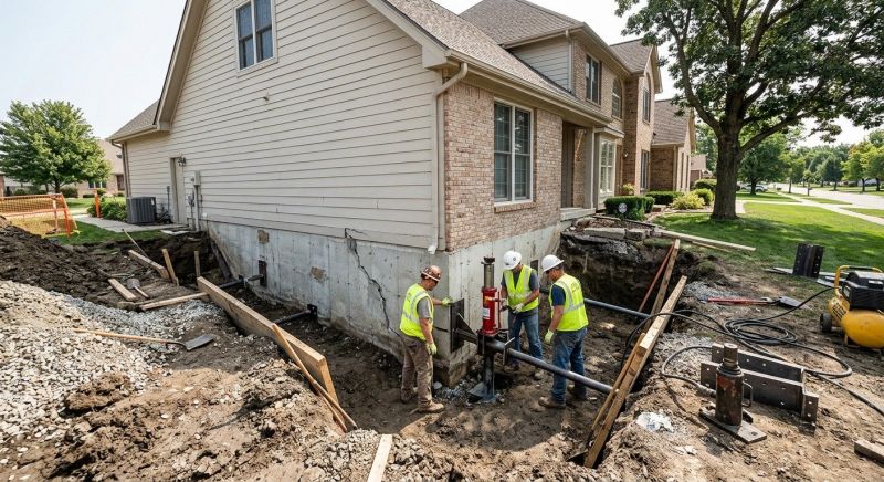 House Foundation Repair in Marshfield, MA