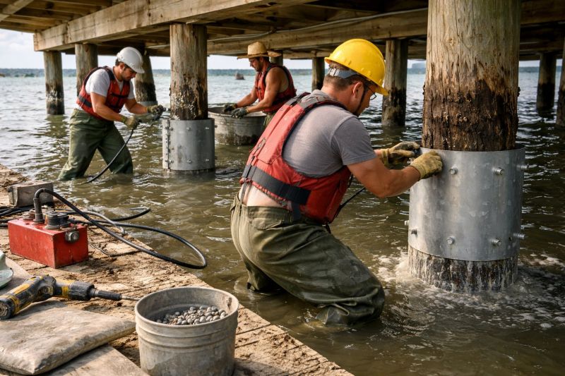 Piling Repair in Marshfield, MA