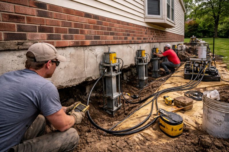 Settling Foundation Service in Hanover, MA