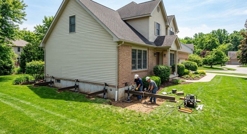 Settling Foundation Service in Middleboro, MA