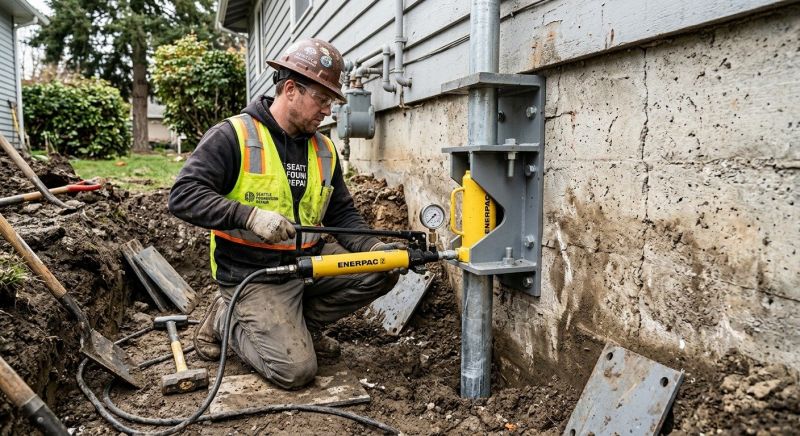 Settling Foundation Service in Rochester, MA