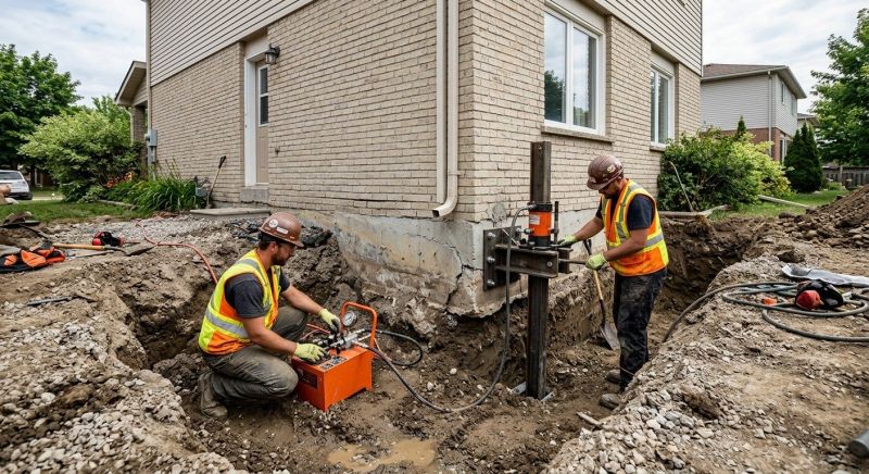 Sinking Foundation Lifting in Middleboro, MA