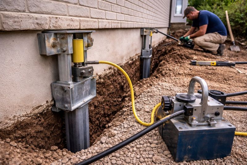 Sinking Foundation Repair in East Bridgewater, MA