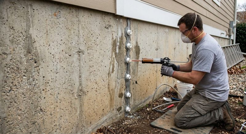 Structural Crack Repair in Middleboro, MA