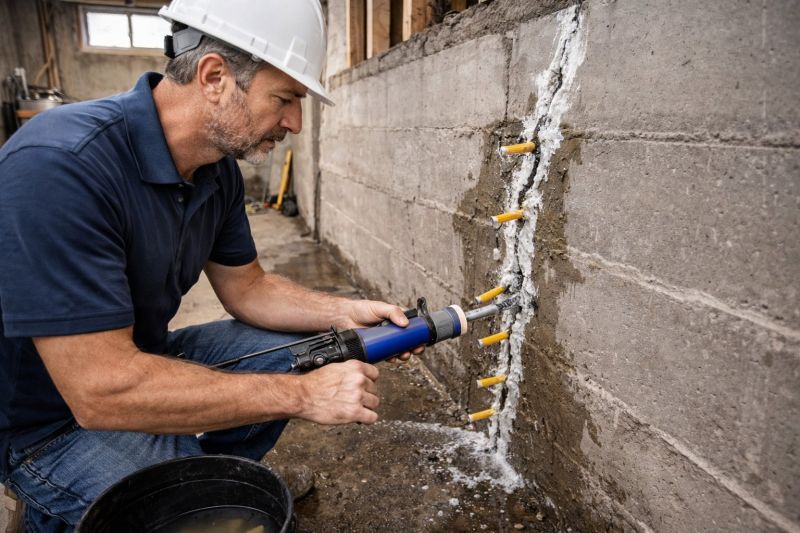 Structural Crack Repair in Middleboro, MA