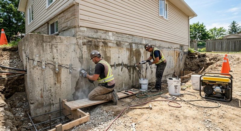 Structural Foundation Repair in Plainville, MA