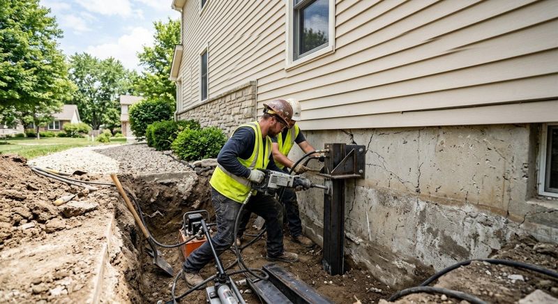 Structural Foundation Repair in West Bridgewater, MA