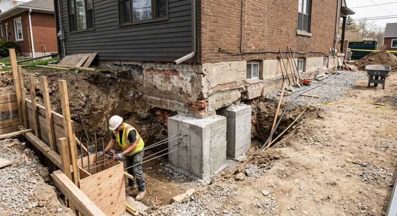 Structural Underpinning in Middleboro, MA