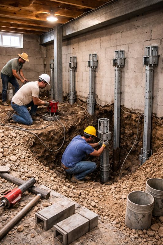 Structural Underpinning in Middleboro, MA