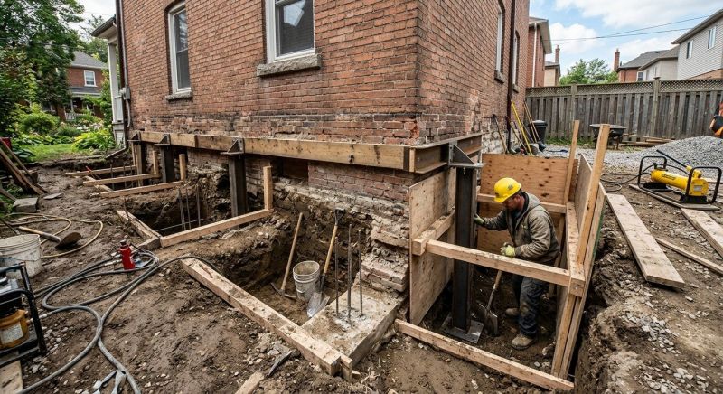 Underpinning Repair in Middleboro, MA